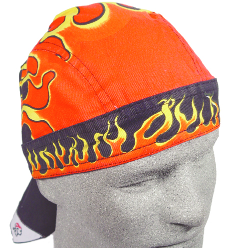 Straight Flames, Sweatband Headwrap^